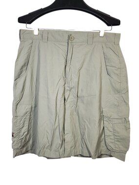 Under Armour Cargo Shorts Men's 34 Gray Ripstop Nylon Utility Gorpcore Hiking